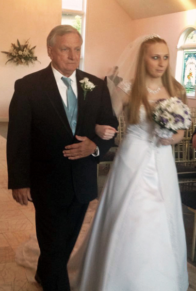 The Bride and her dad