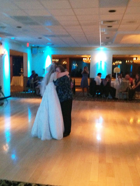 The Bride and  her mom dance