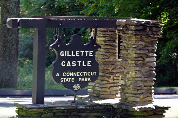 Gillette Castle State Park sign