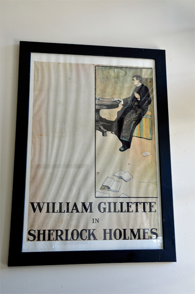 poster of William Gillette in Sherlock Holmes