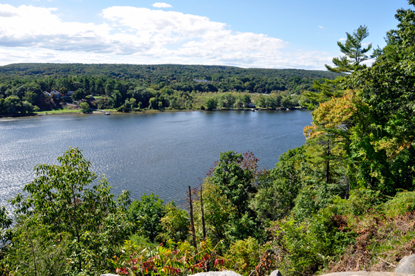 View of the Connecticut River from behind Gillette Castle