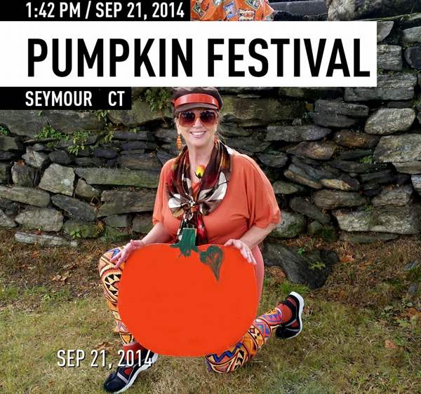 Karen Duquette at the Pumpkin Festival