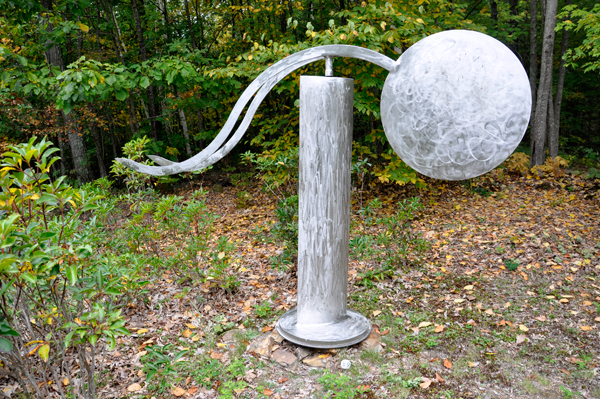 Spinning tales sculpture 