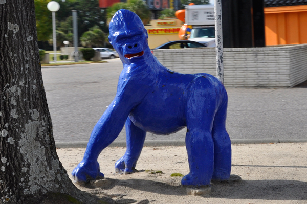 a blue gorilla
