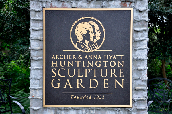 Sculpture Garden plaque