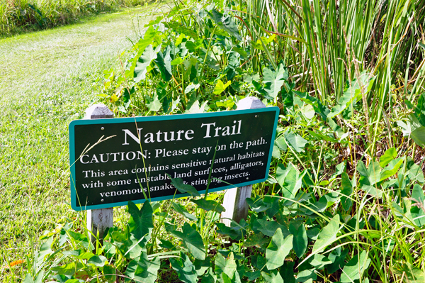 Nature Trail sign