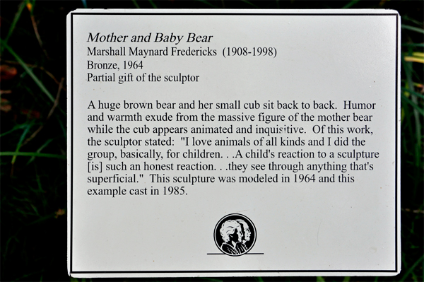 sign: Mother and Baby Bear