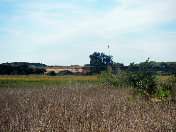 Fort Pulaski as seen fromб═the hiking trail