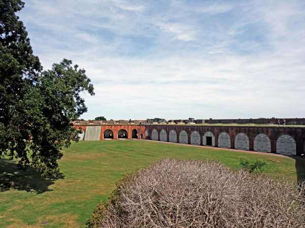 inside Fort Pulaski