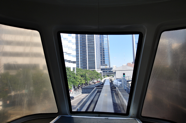 view from Jacksonville Skyway Tram