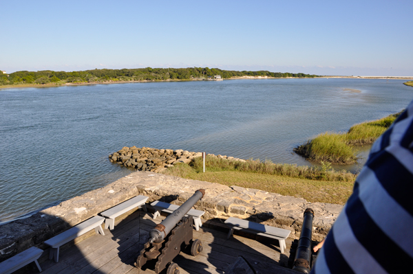 The Matanzas River and the Visitor Center