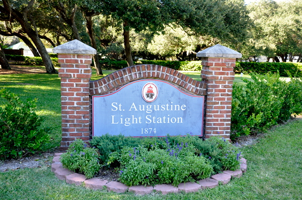 St. Augustine Light Station sign