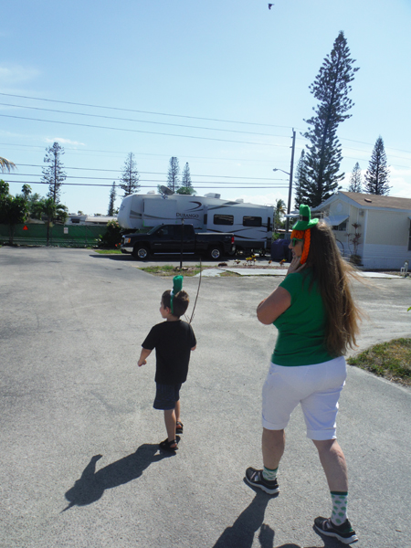 parade in the RV park