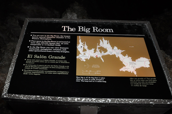 sign about The Big Room