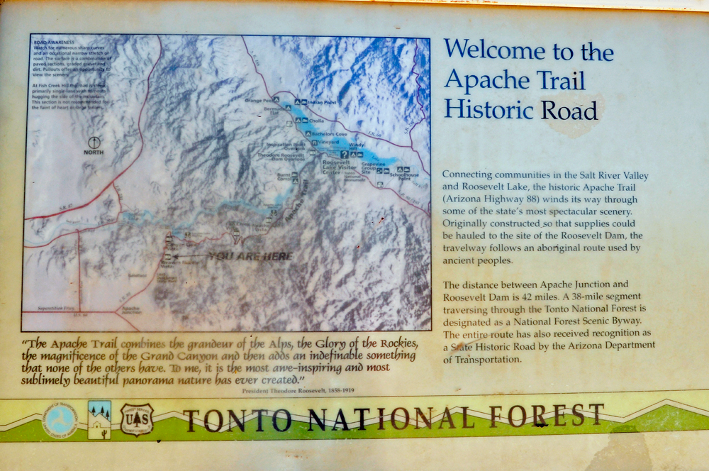 Apache Trail sign