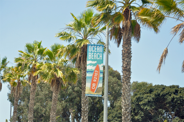 Ocean Beach sign