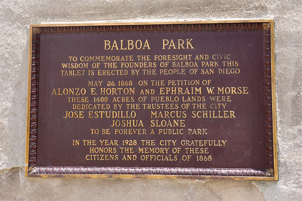 Balboa Park sign