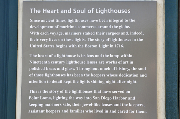 lighthouse lens sign