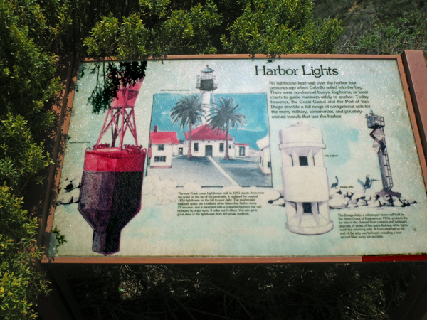 sign about Harbor lights