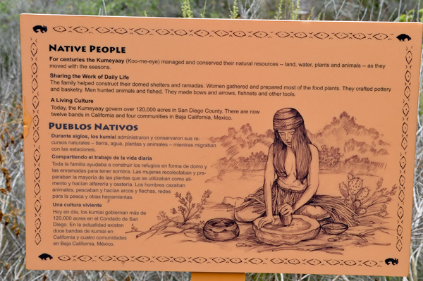 sign about the native people
