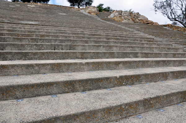 steps up to Mount Helix Theatre