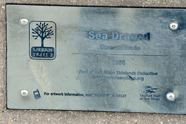 sea dragon plaque