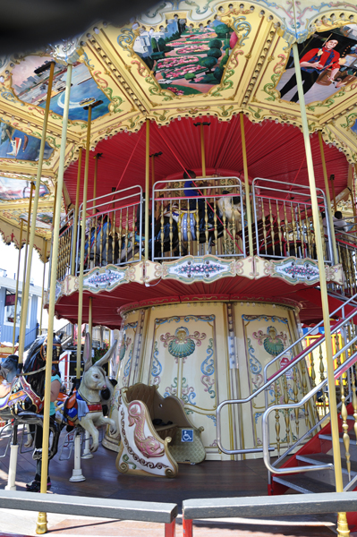 double decker carousel at Pier 39