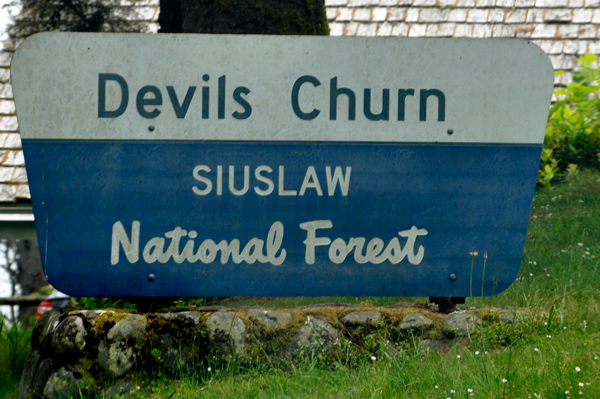 Devils Churn sign