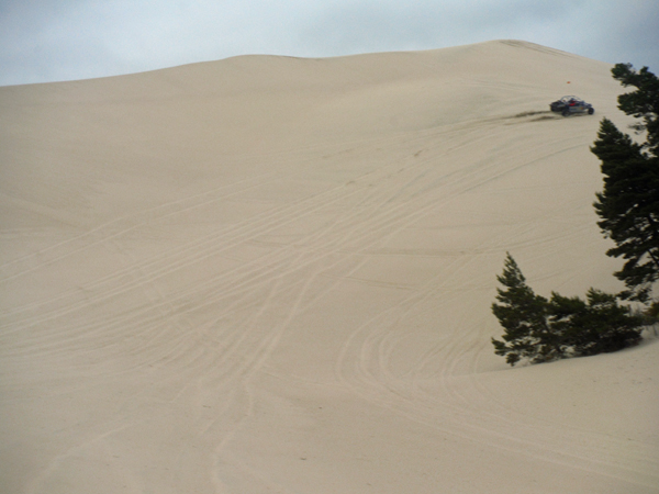 a big sand dune