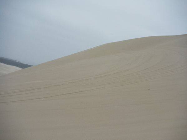a big sand dune