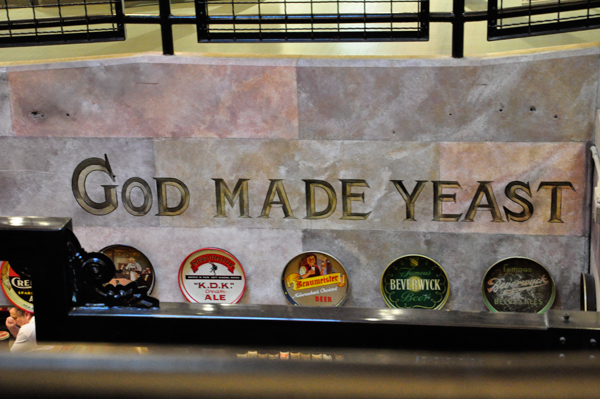 sign: God mad yeast