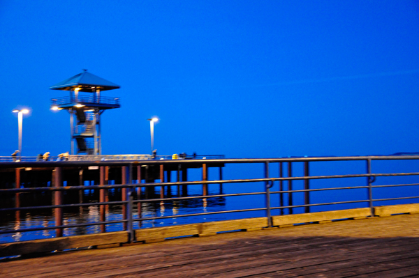pier photo with a filter