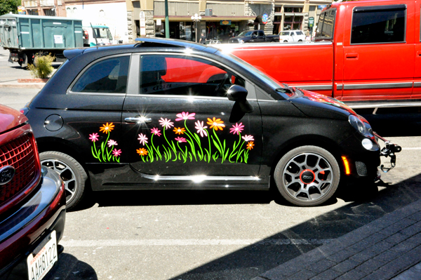 flower car