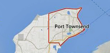 location of Port Townsend in Washington state