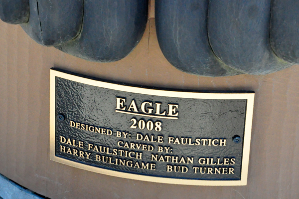 sign: Eagle Totem Pole