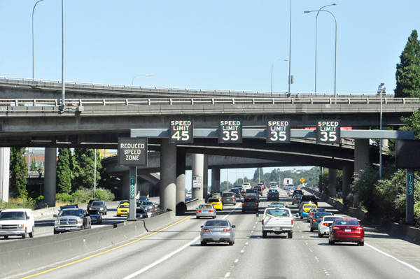 heavy traffic in Washington state