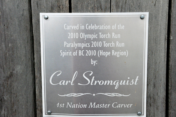 Hope Memorial Park plaque