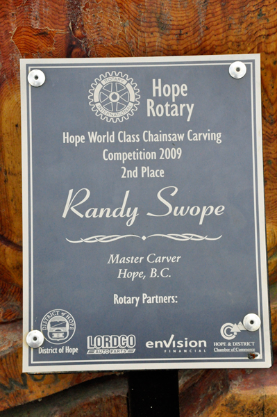 Hope Rotary carving