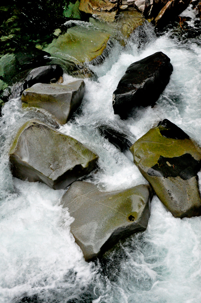 Coquihalla River and rocks