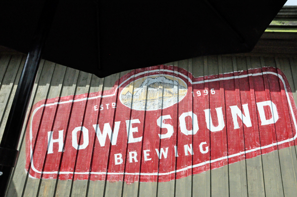 sign: Howe Sound Brewing