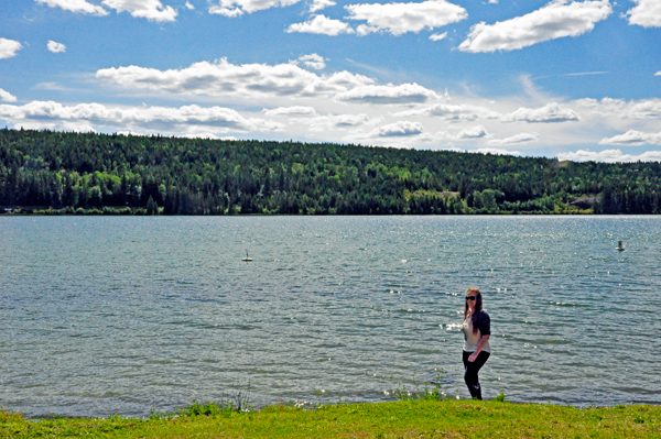 Karen Duquette at Lac La Hache Provincial Park