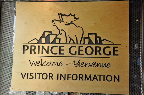 Prince George Visitor information sign