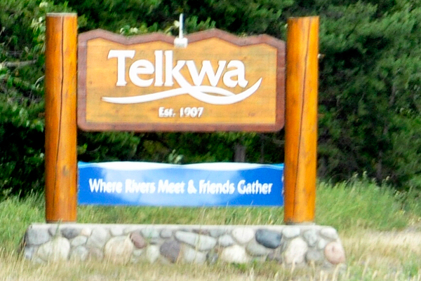 City of Telkwa sign