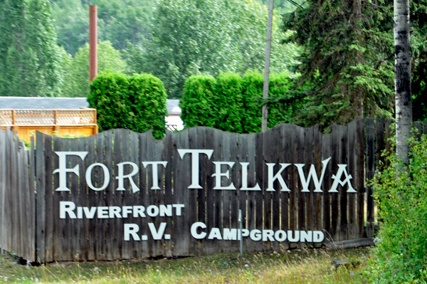 Fort Telkwa Riverfront RV Gampground fence