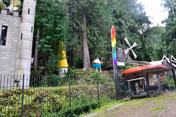 the entrance to The Enchanted Forest