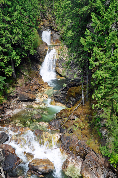 Crazy Creek waterfall