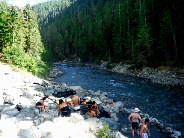 Lussier Hot Springs and Lussier River