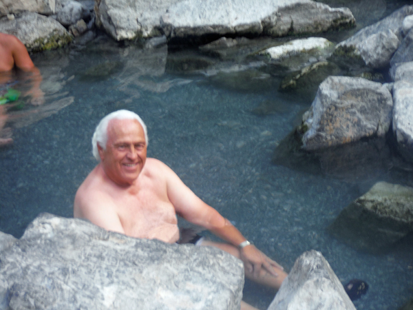 Lee Duquette at Lussier Hot Springs