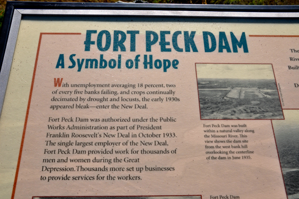 Fort Peck Dam a symbol of hope