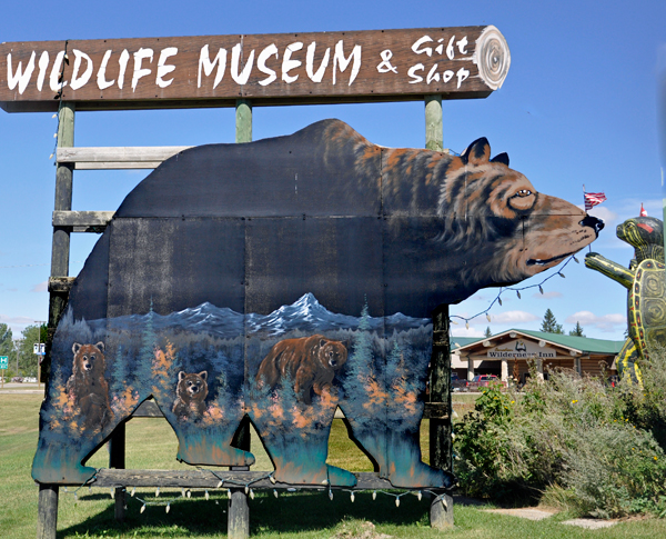 Wildlife Museum sign